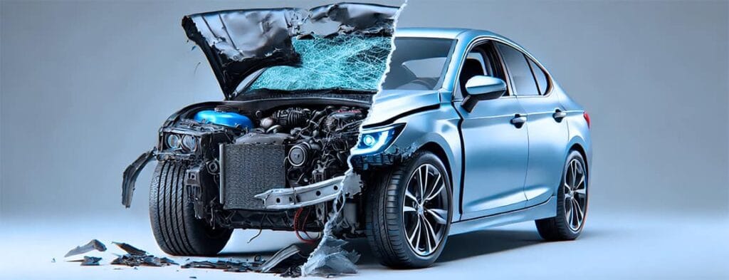 Vehicle history report banner