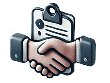 Handshake illustration